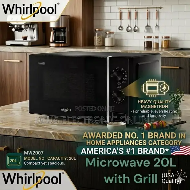 Whirlpool Microwave yenye Grill 20L - 1