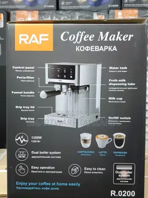 Raf R.0200 Espresso Coffee Maker 1350W Dual Boiler