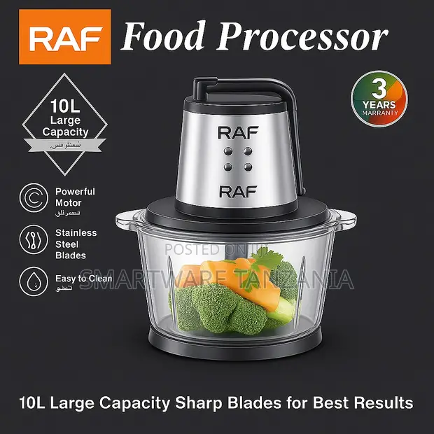 Raf Food Processor ya Umeme 10L - 1