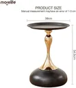 Modern Round Pedestal Side Table - 3