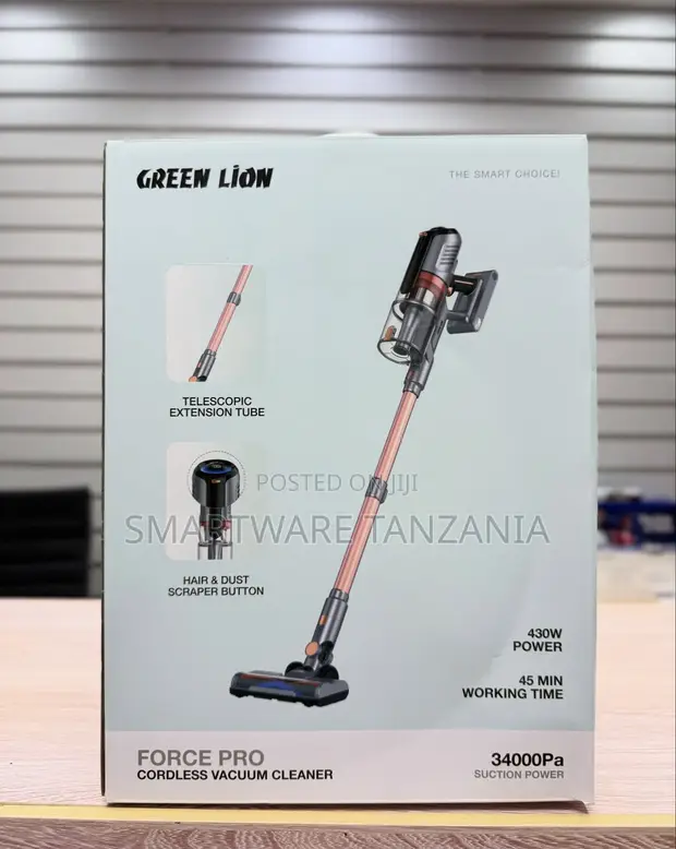 Green Lion Force Pro Cordless Vacuum Cleaner 34000Pa 430W 45min - 1