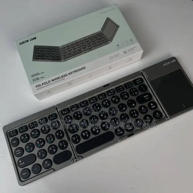 Green Lion Tri-fold Wireless Keyboard (Arabic/English) - 1