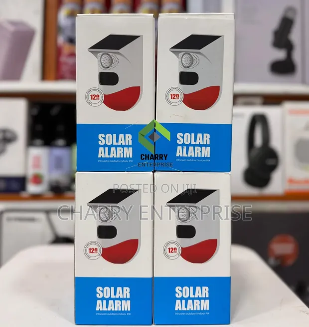 Solar Sensor Alarm - Wire-Free, Long-Lasting Power - 1