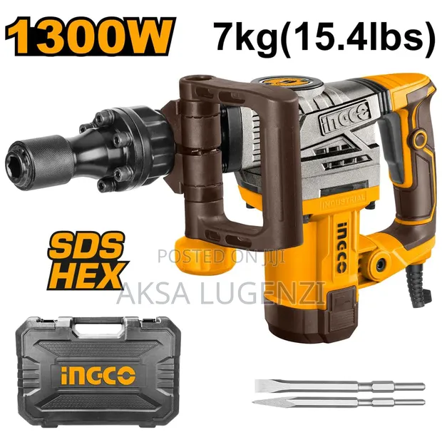 INGCO Heavy Duty Demolition Breaker 1300W - 1