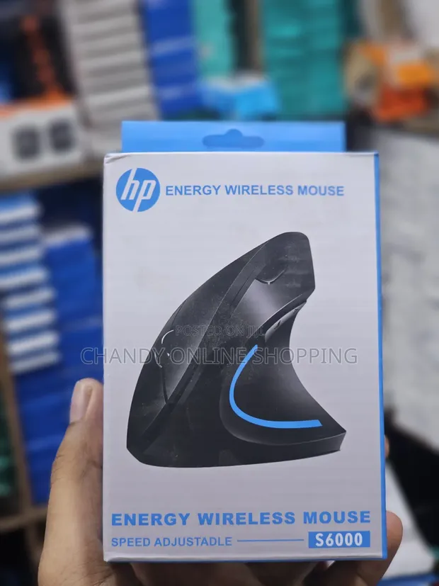 HP S6000 Ergonomic Wireless Mouse - 1