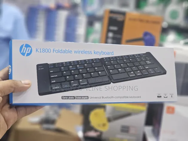 Kibodi Isiyo na Waya ya HP Inayokunjwa ya Bluetooth - 1