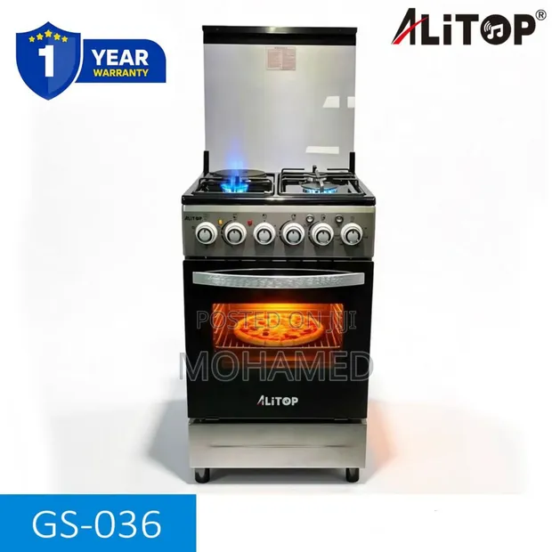 Alitop Jiko la Gesi na Umeme 50/50 GS036 - 1