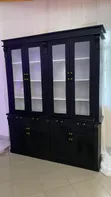 Woodstock 4-Door Kitchen Cabinet - Black - 2