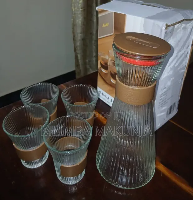 Ceramic Jug and Glasses Set - 1