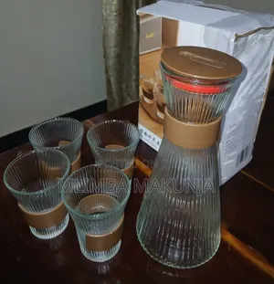 Ceramic Jug and Glasses Set