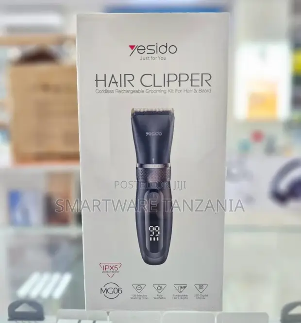 Yesido MG06 Cordless Hair Clipper IPX5 120min LED Display - 1