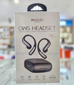 Yesido YSP28 OWS Open-Ear Headset, BT 5.4, Betri 30h