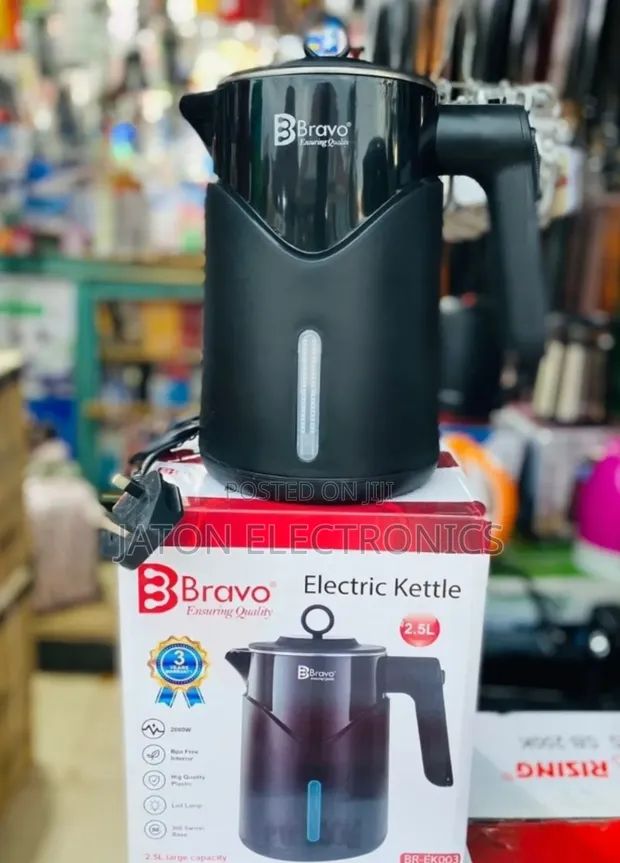 Bravo Kettle ya Plastiki Lita 2.5 - 1