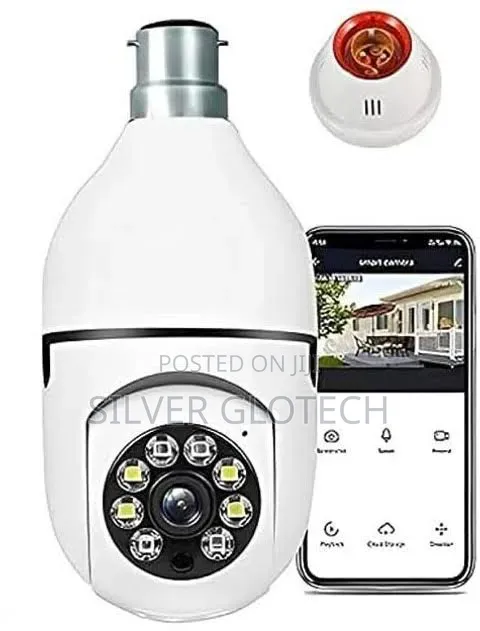 Bulb Security Camera - Inaunganisha na Simu, Ubora Mzuri - 1