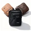Men's Jeep Brand Genuine Leather Handbag - 5