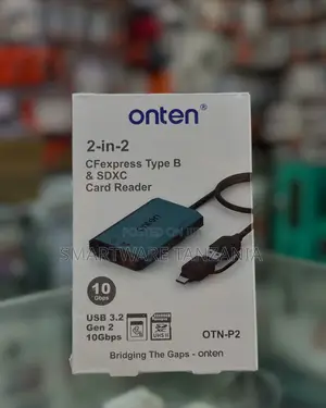 Onten OTN-P2 CFexpress Type B SDXC Card Reader USB 3.2 10Gbps