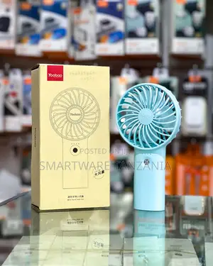 Yoobao Mini Handheld USB Rechargeable Fan - Blue