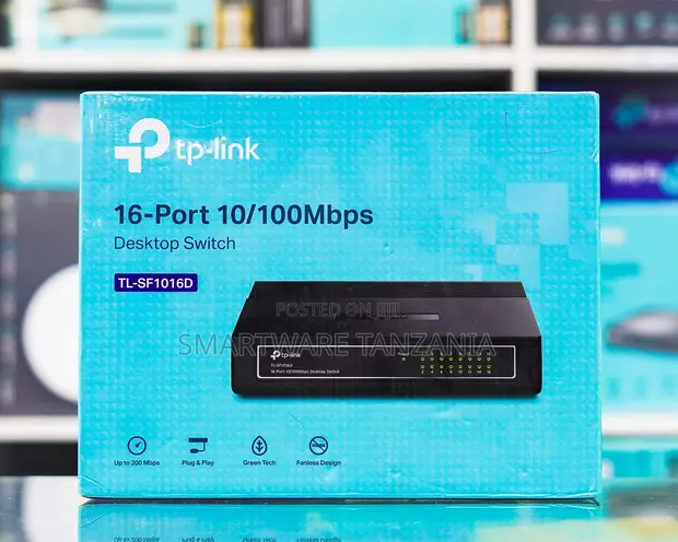 TP-Link TL-SF1016D Switch ya Mtandao ya Porti 16 - 1