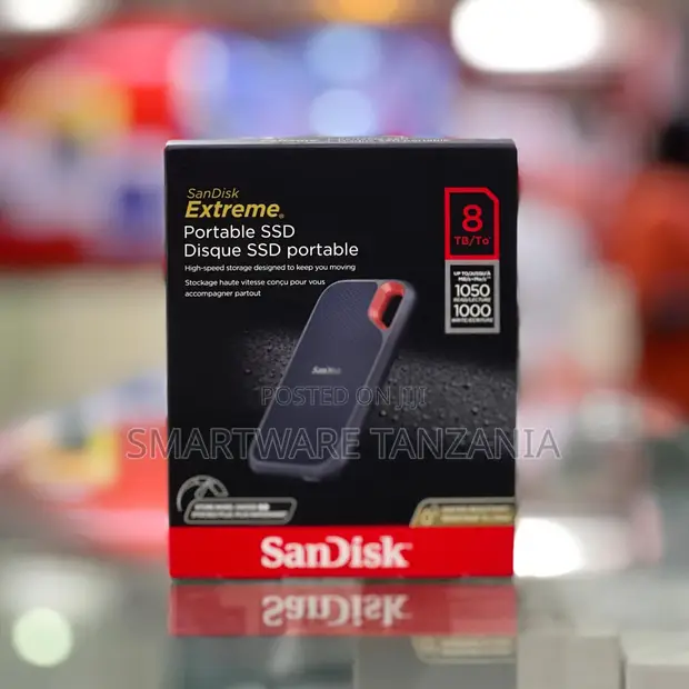 SanDisk Extreme Portable SSD 8TB 1050MB/s Soma Kinga Maji - 1