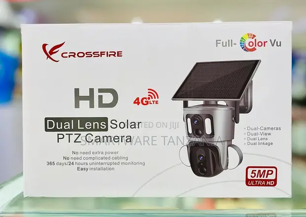 Crossfire 5MP Dual Lens Solar PTZ Camera 4G LTE - 1