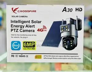 Crossfire A30 Kamera ya Solar PTZ 6MP 4G LTE