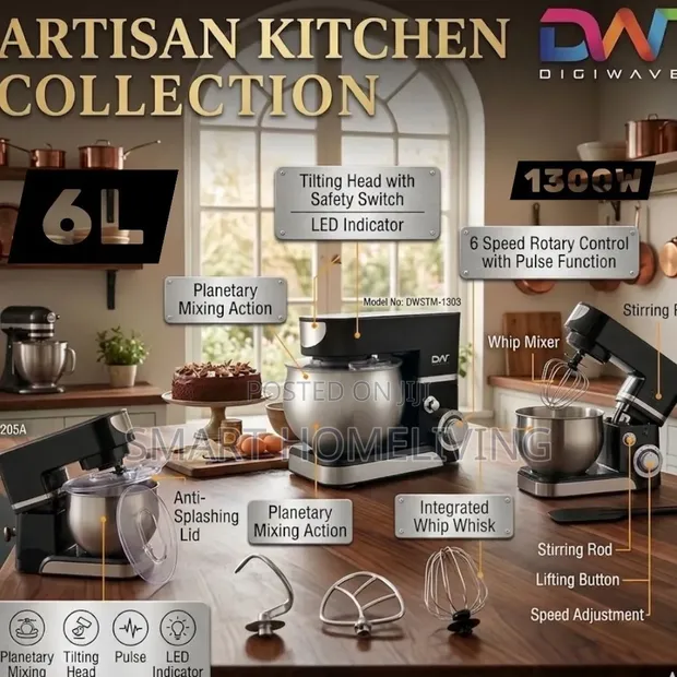 Digiwave Stand Mixer 6L - 1