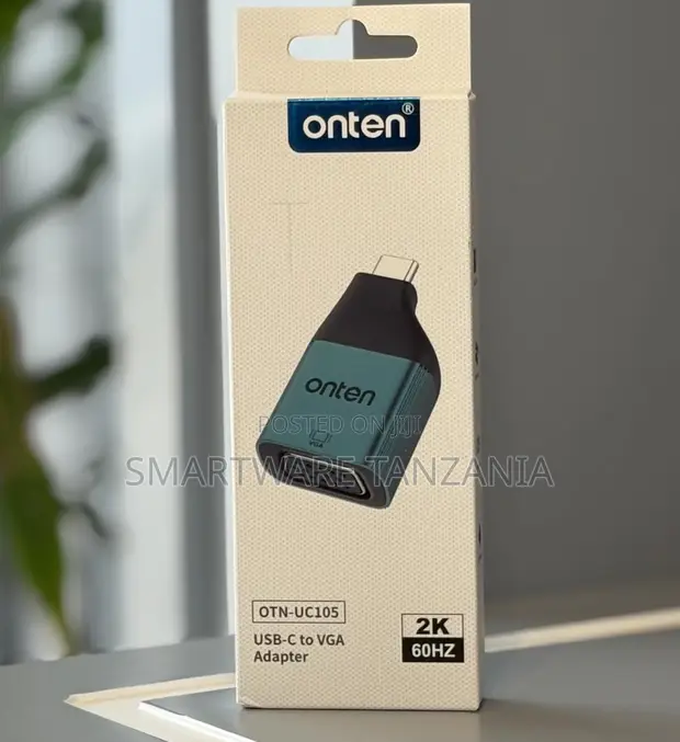 Onten OTN-UC105 USB-C kwa Adapta ya VGA 60Hz - 1