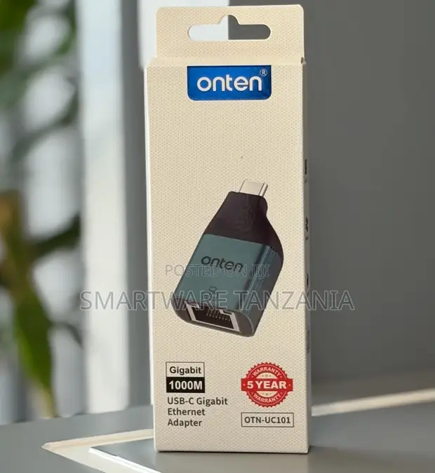 Onten OTN-UC101 USB-C Gigabit Ethernet Adapter 1000Mbps - 1