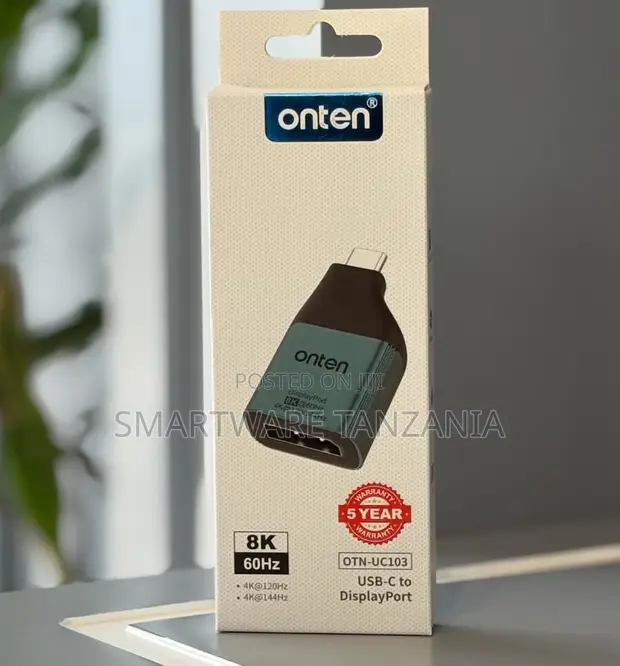 Onten OTN-UC103 USB-C kwenda DisplayPort Adapter 8K 60Hz - 1