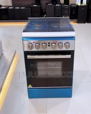 Hisense Cooker HF531GEES - 3 Gas Hobs + 1 Electric Plate