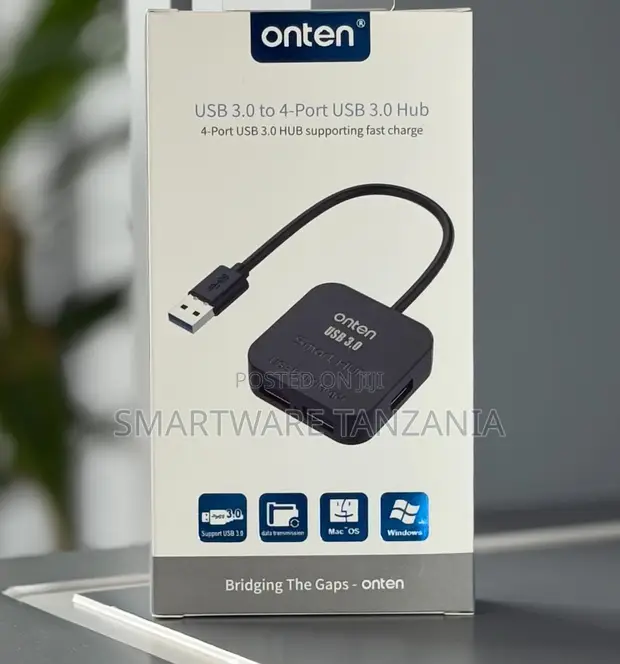 Onten USB 3.0 4-Port Smart Hub - 1