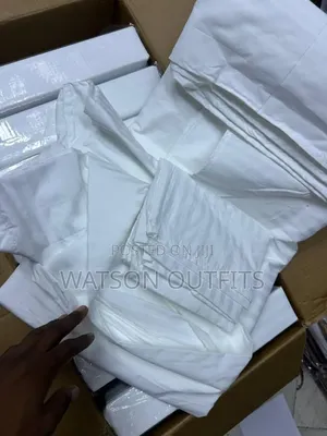 Original Shuka Bedding Material - White Stripes