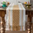 Premium Cotton Table Runner with Elegant Tassels - 3
