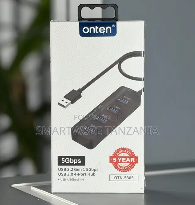 Onten OTN-5305 USB 3.2 Gen 1 4-Port Hub (5Gbps) - 1