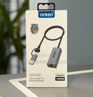 Onten OTN-UE106+ USB-A/USB-C to Gigabit Ethernet Adapter