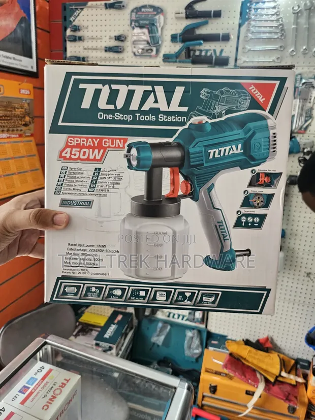 Total Electric Paint Spray Gun 450W - 1