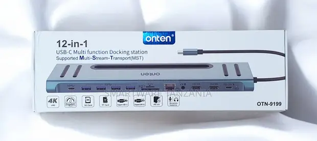 Onten OTN-9199 12-in-1 USB-C Docking Station Dual HDMI - 1