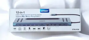 Onten OTN-9199 12-in-1 USB-C Docking Station Dual HDMI