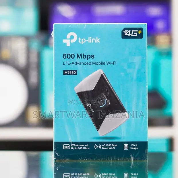 TP-Link M7650 4G+ Mobile Wi-Fi 600Mbps AC1200 (15hr Battery) - 1