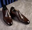 Men's Dior Leather Moccasins - Black & Brown - 1