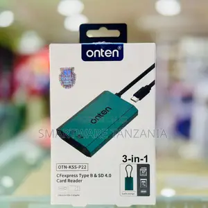 Onten OTN-KSS-P22 3-in-1 CFexpress Type B/SD 4.0 Card Reader