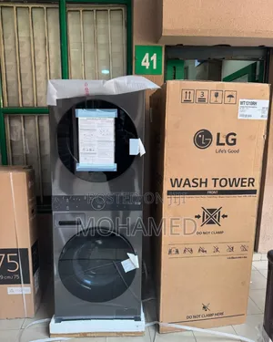 LG Wash Tower - Mashine ya Kufulia na Kukausha Smart
