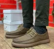 Viatu vya Wanaume Clarks Moccasins - Ngozi, Vipya kabisa - 2
