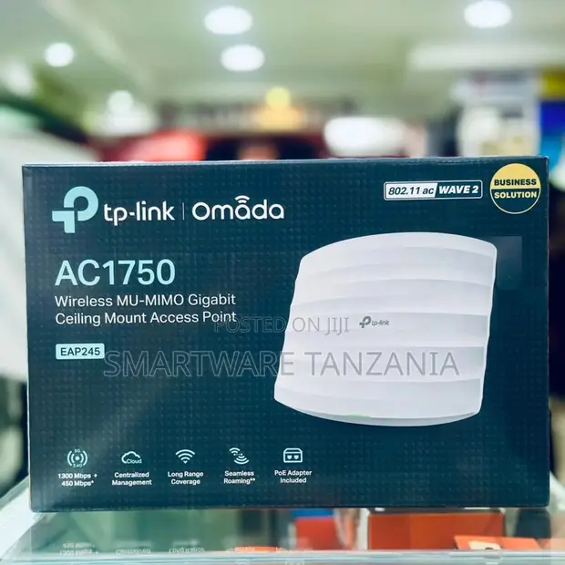 TP-Link Omada EAP245 AC1750 MU-MIMO Gigabit Access Point ya Dari - 1