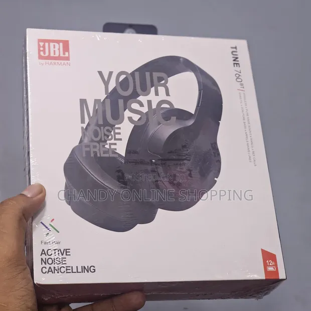 JBL Tune 760NC Wireless Over-Ear Headphones - 1