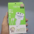 Raino Brand 38W Fast Car Charger with Dual USB Ports - 1