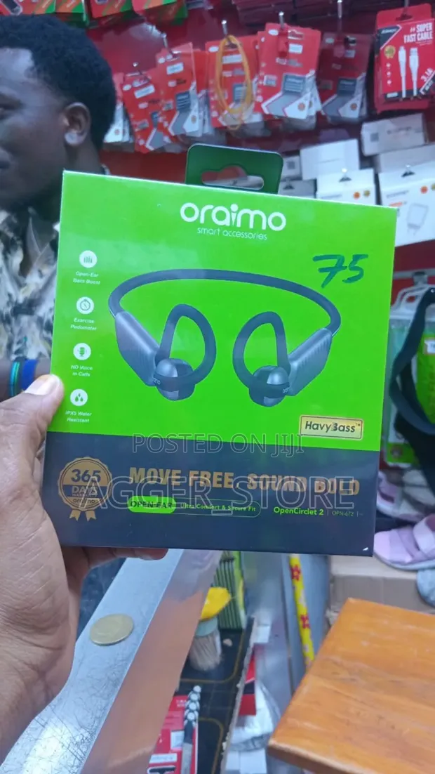Oraimo Opencirclet 2 Open Ear Earbuds/Neckband (OPN-672) - 1