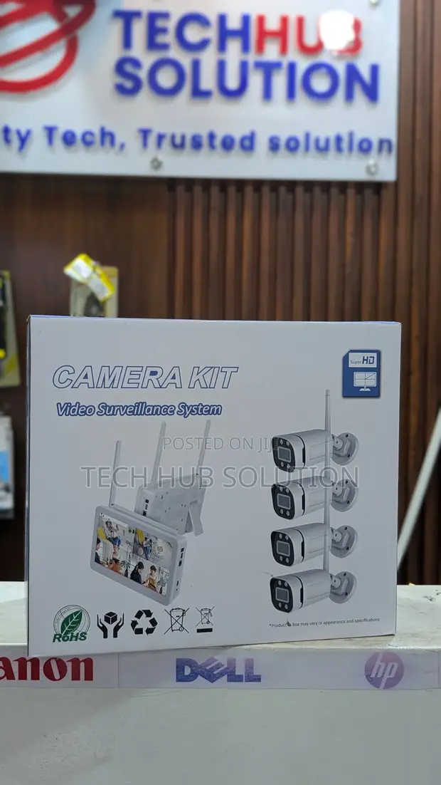 4 Wireless CCTV Camera Kit with Display - 1