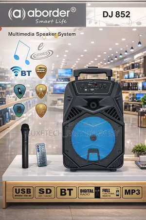 Aborder Spika Portable Rechargeable Multimedia (Inchi 8)