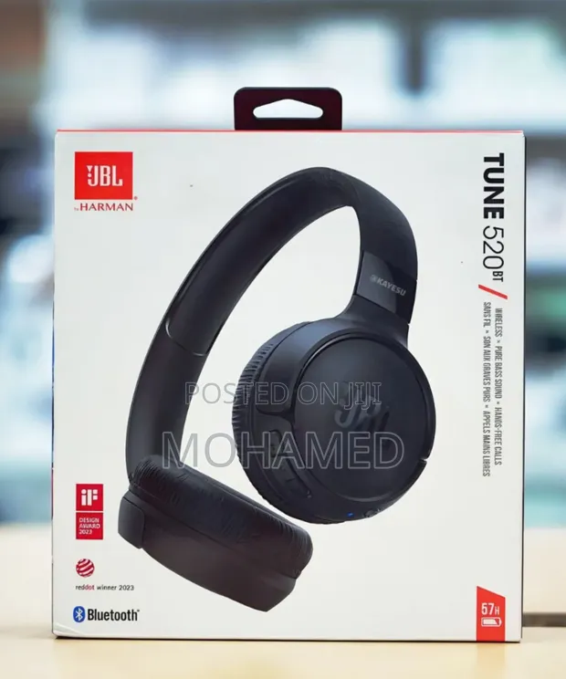 JBL Tune 520 Wireless Headphones - 1